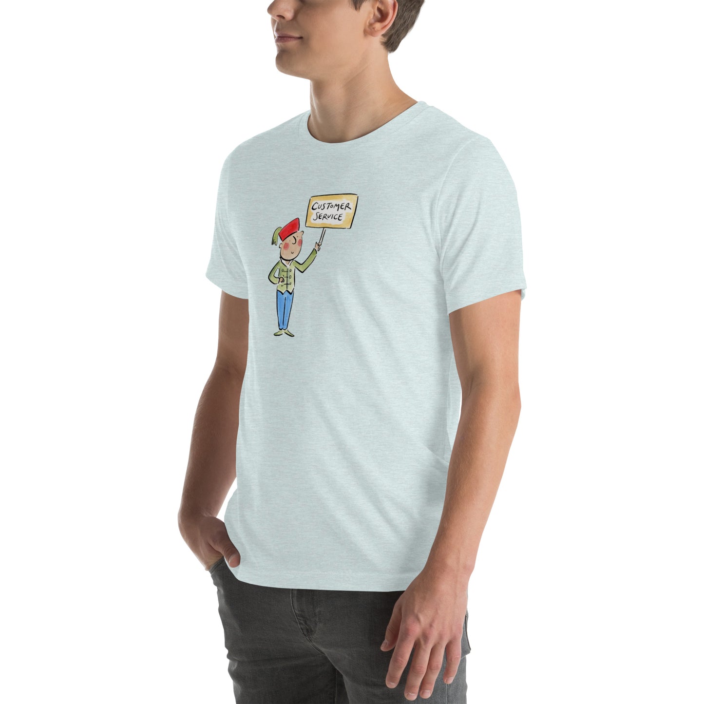 Customer Service  Illustration by Rosie Brooks Unisex t-shirt