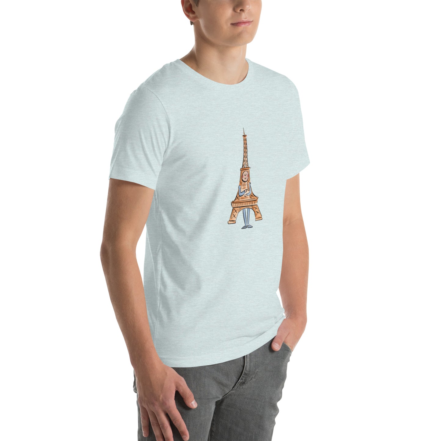 Eiffiel Tower Illustration by Rosie Brooks Unisex t-shirt