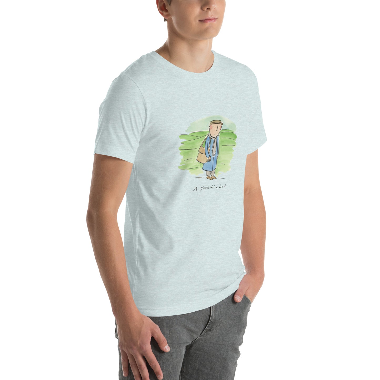 A Yorkshire Lad Illustration by Rosie Brooks Unisex t-shirt