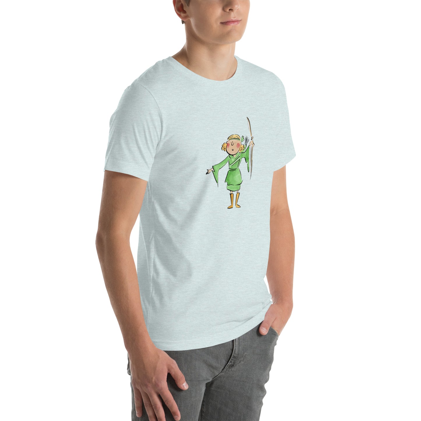 Maid Marian Illustration by Rosie Brooks Unisex t-shirt