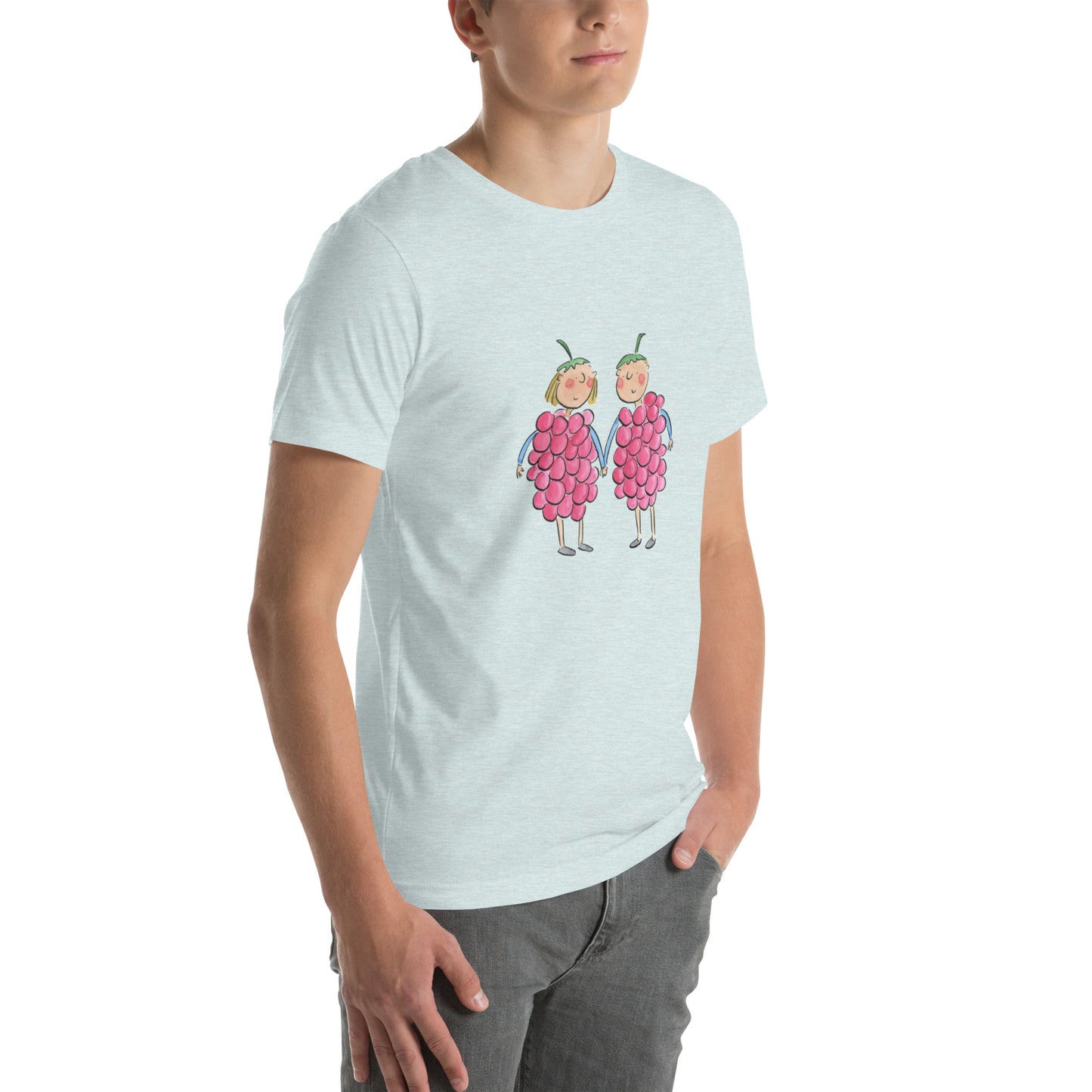 Raspberries Illustration by Rosie Brooks Unisex t-shirt