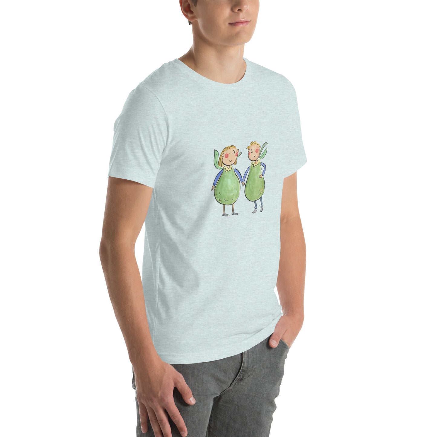 Pears Illustration by Rosie Brooks Unisex t-shirt