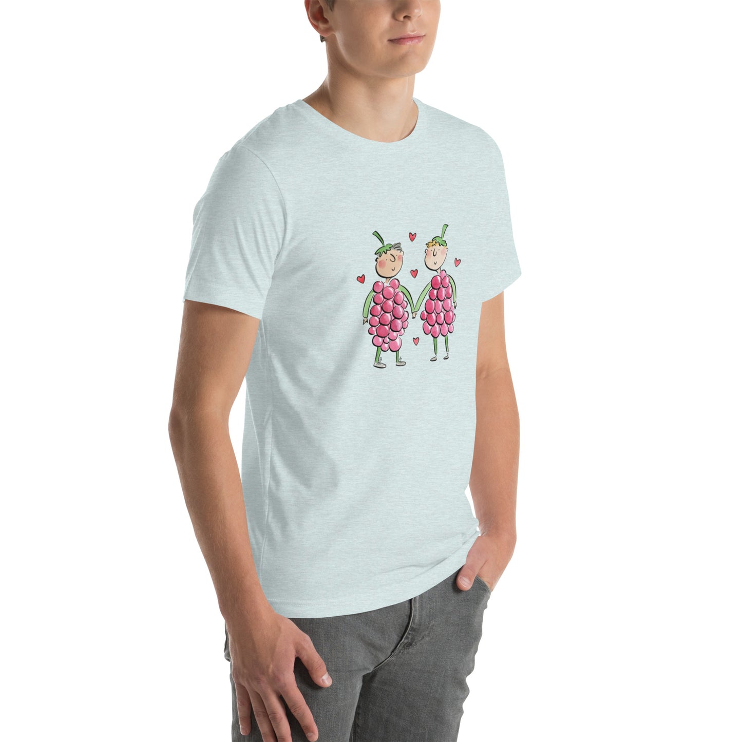 Raspberries Illustration by Rosie Brooks Unisex t-shirt