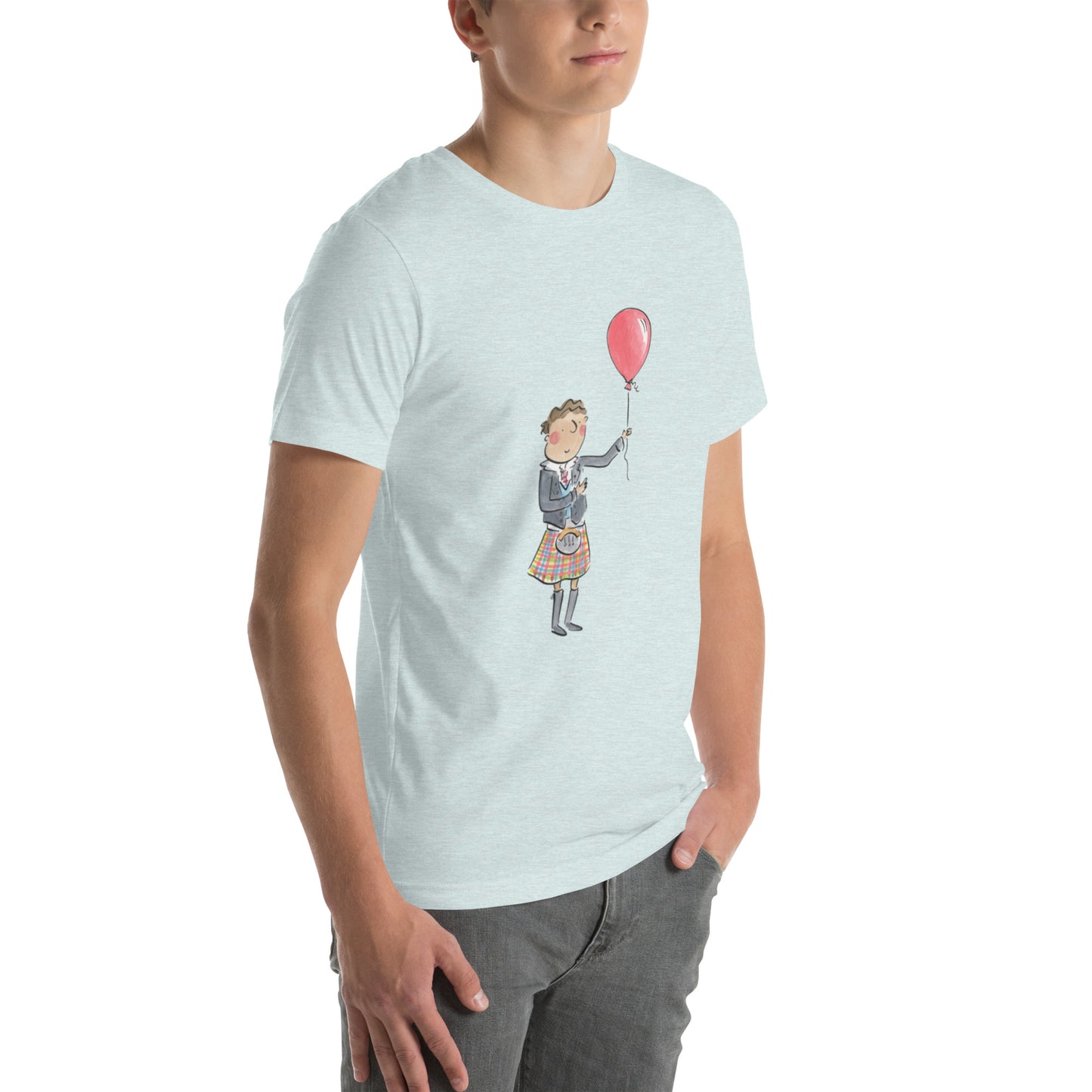 Scottish Birthday Illustration by Rosie Brooks Unisex t-shirt