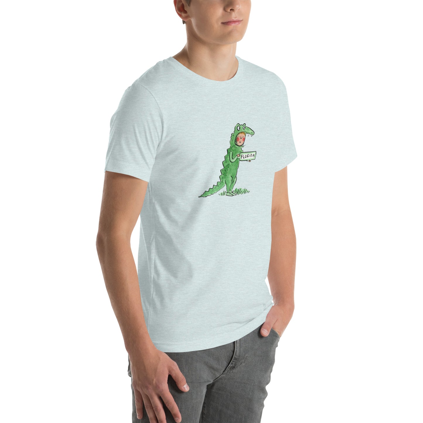 Florida Alligator Illustration by Rosie Brooks Unisex t-shirt