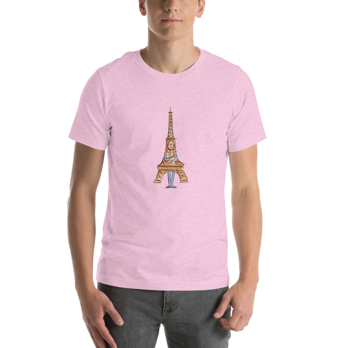 Eiffiel Tower Illustration by Rosie Brooks Unisex t-shirt