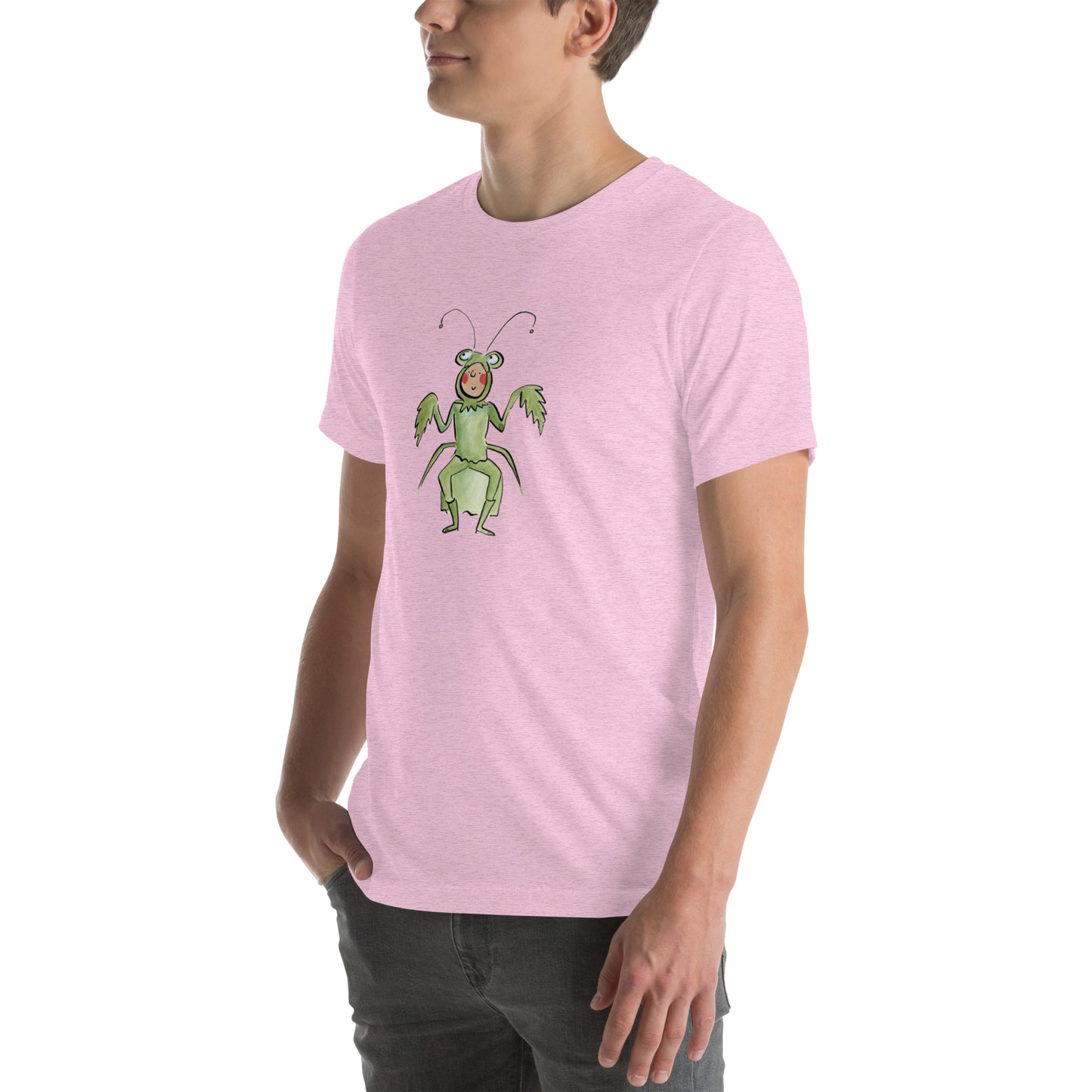 Praying Mantis Illustration by Rosie Brooks Unisex t-shirt