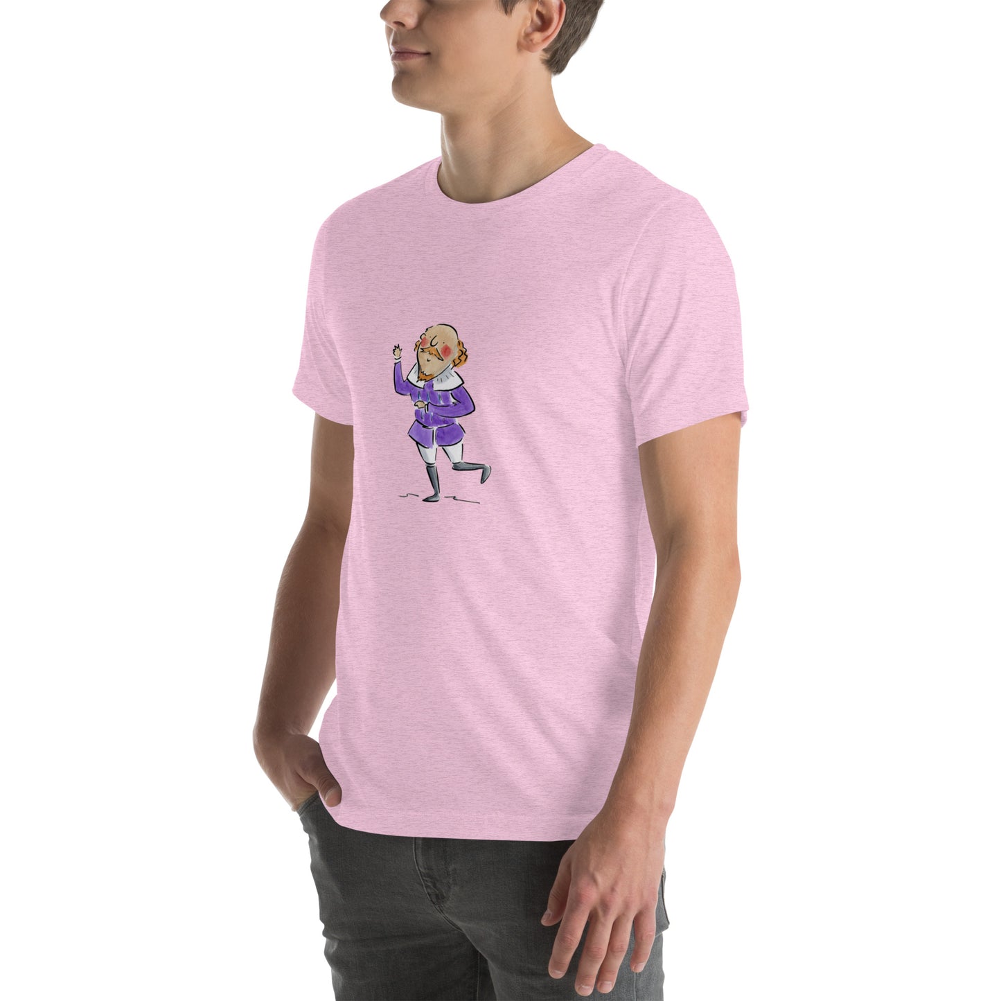 Shakespeare Illustration by Rosie Brooks Unisex t-shirt