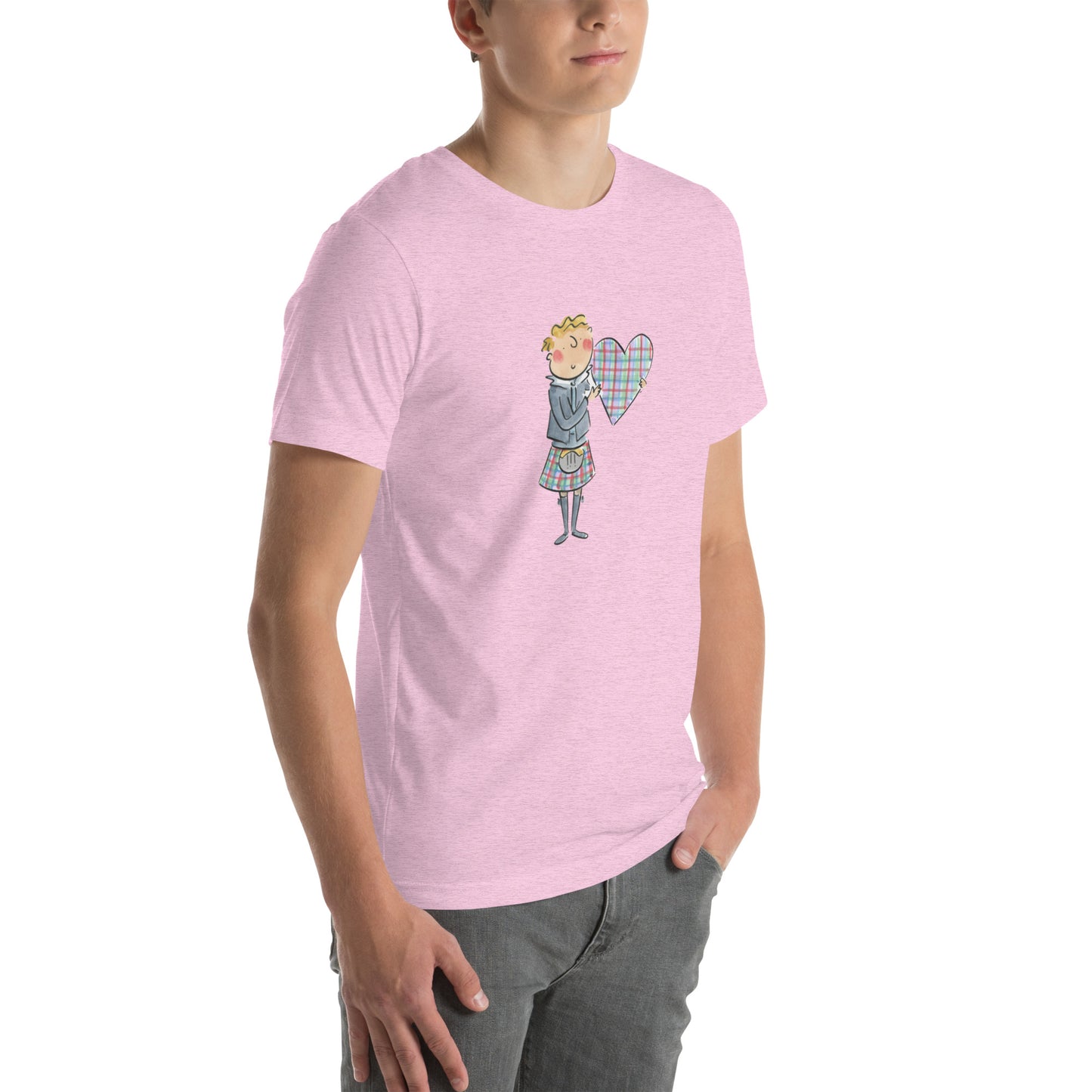 Scottish Heart Illustration by Rosie Brooks Unisex t-shirt