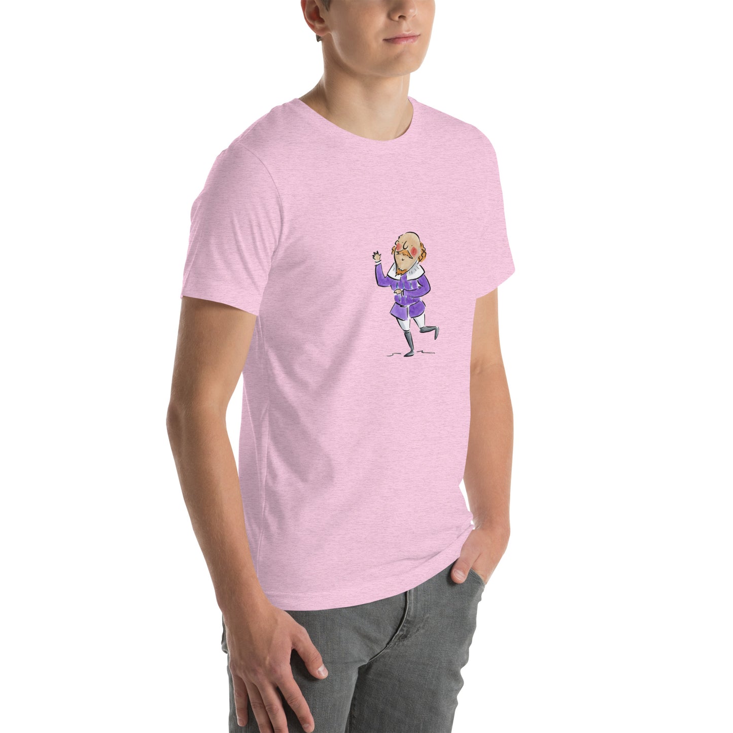 Shakespeare Illustration by Rosie Brooks Unisex t-shirt