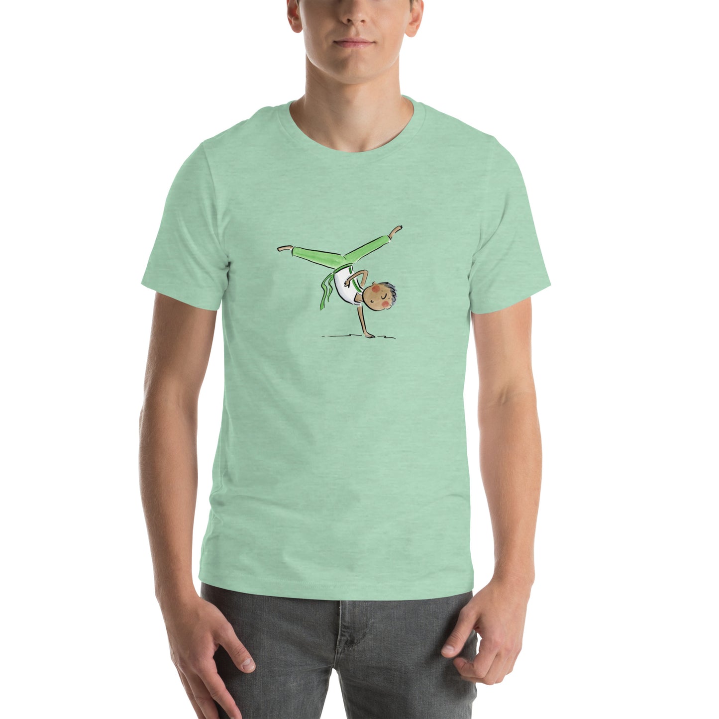 Capoeira Illustration by Rosie Brooks Unisex t-shirt