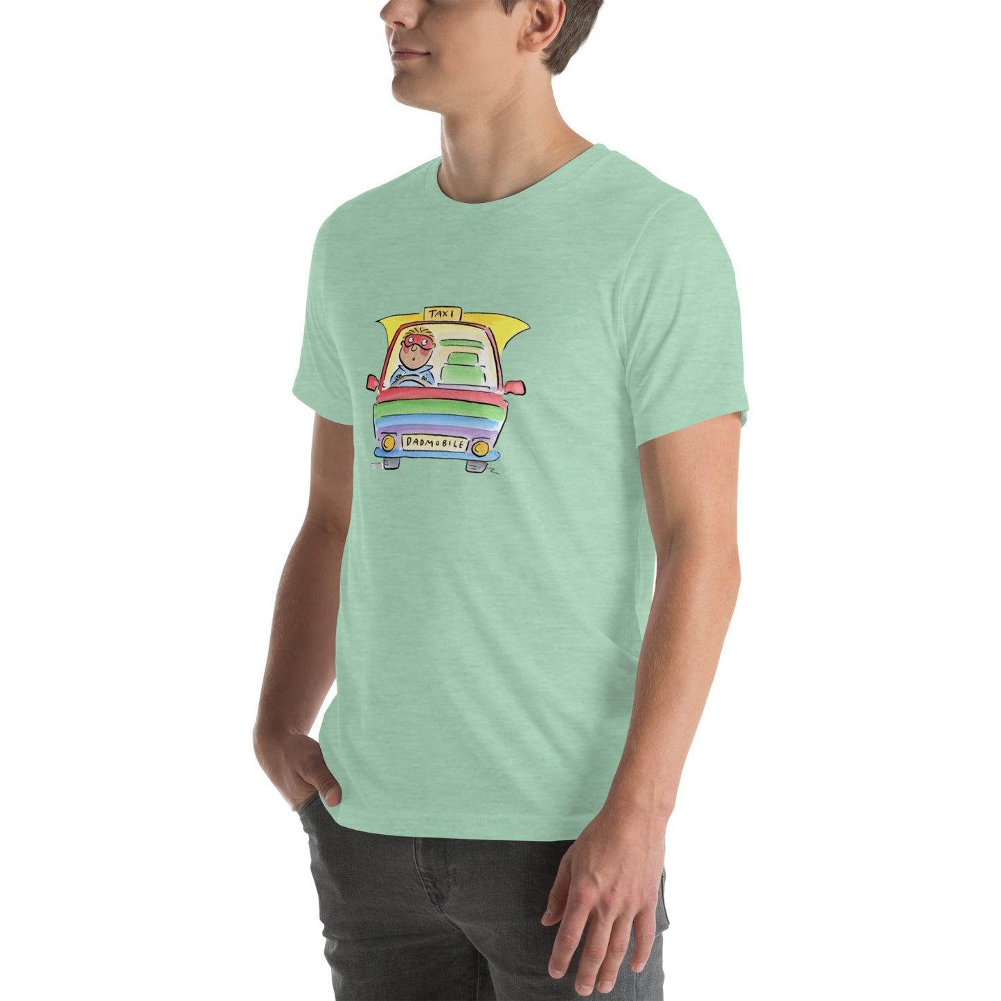 Dadmobile Illustration by Rosie Brooks Unisex t-shirt