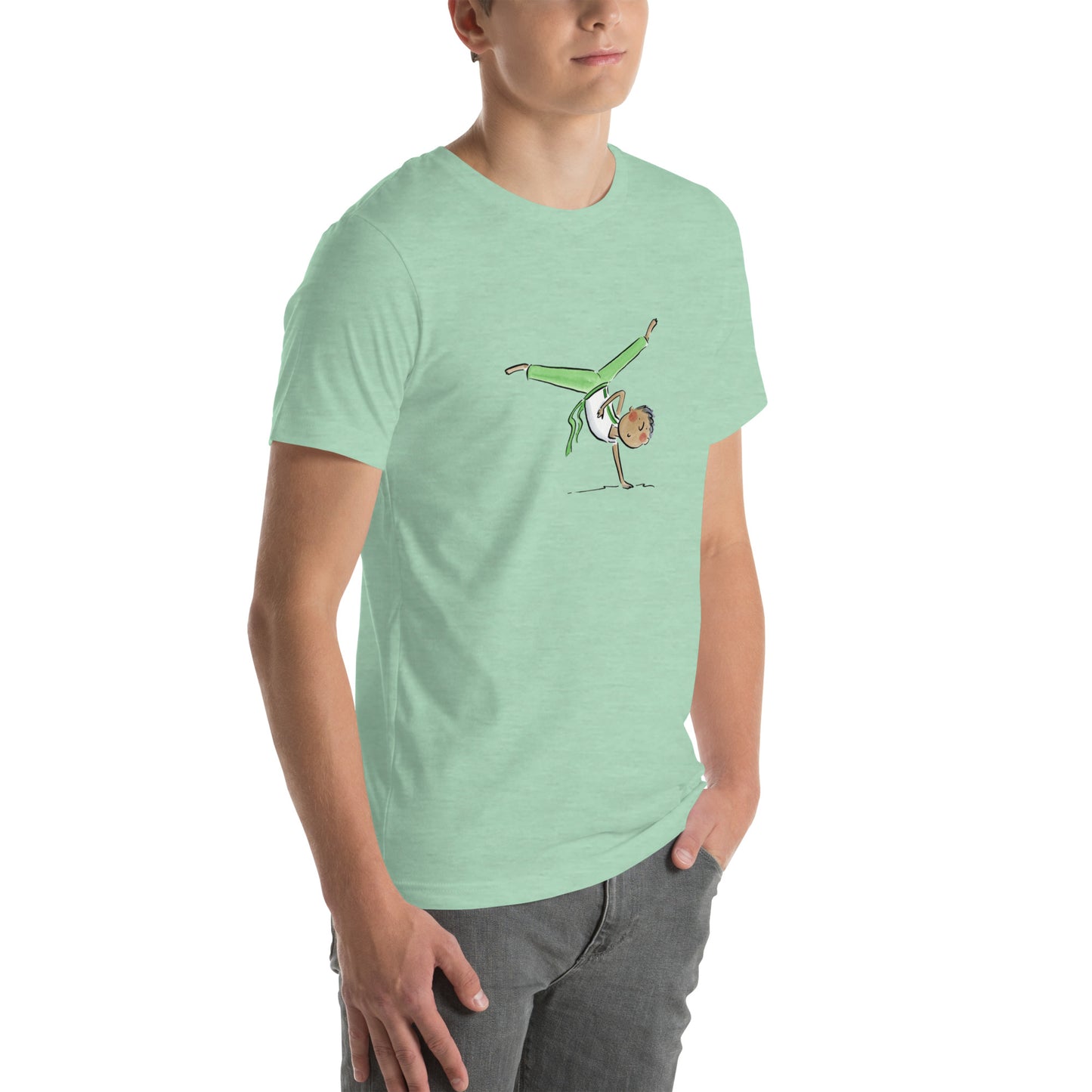 Capoeira Illustration by Rosie Brooks Unisex t-shirt