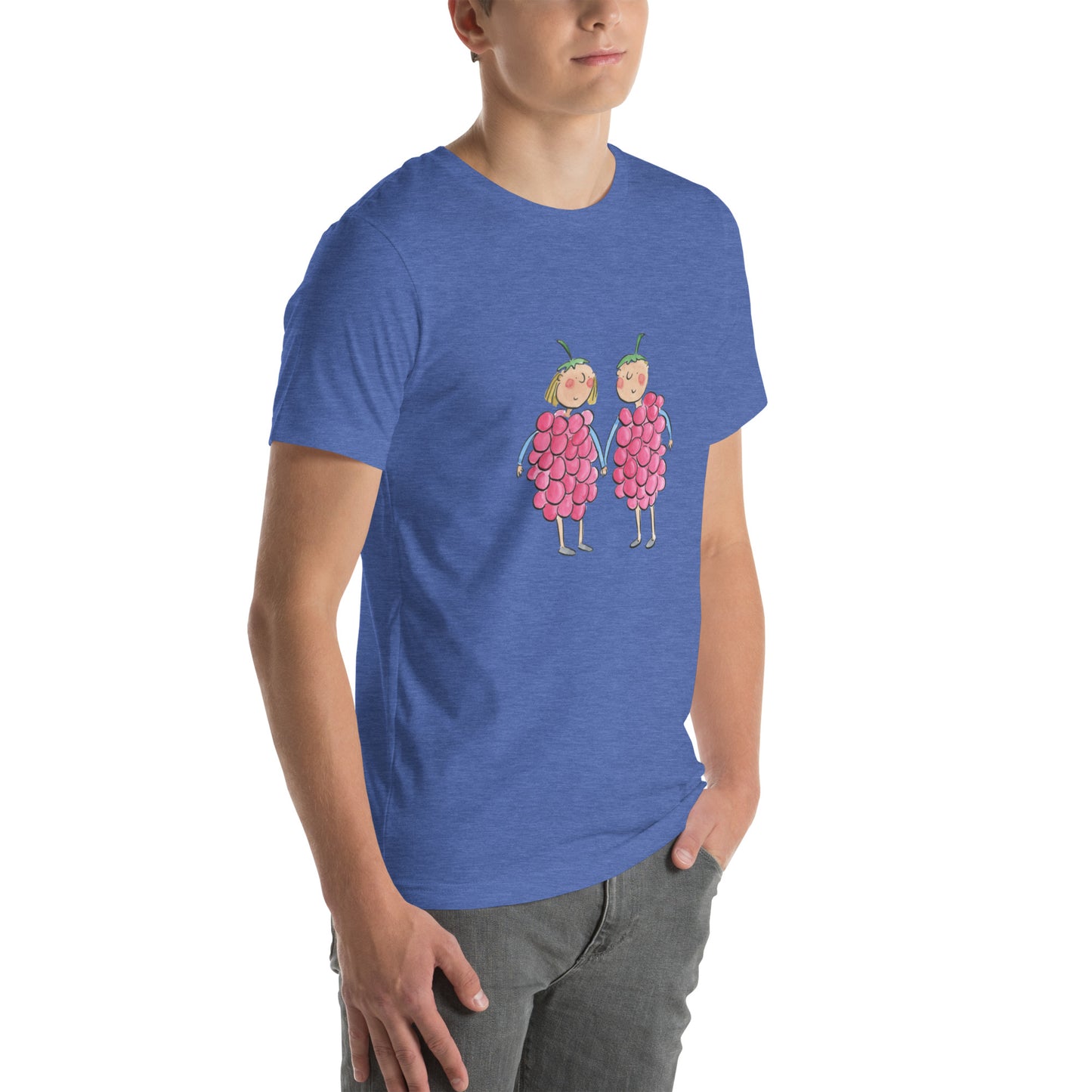 Raspberries Illustration by Rosie Brooks Unisex t-shirt