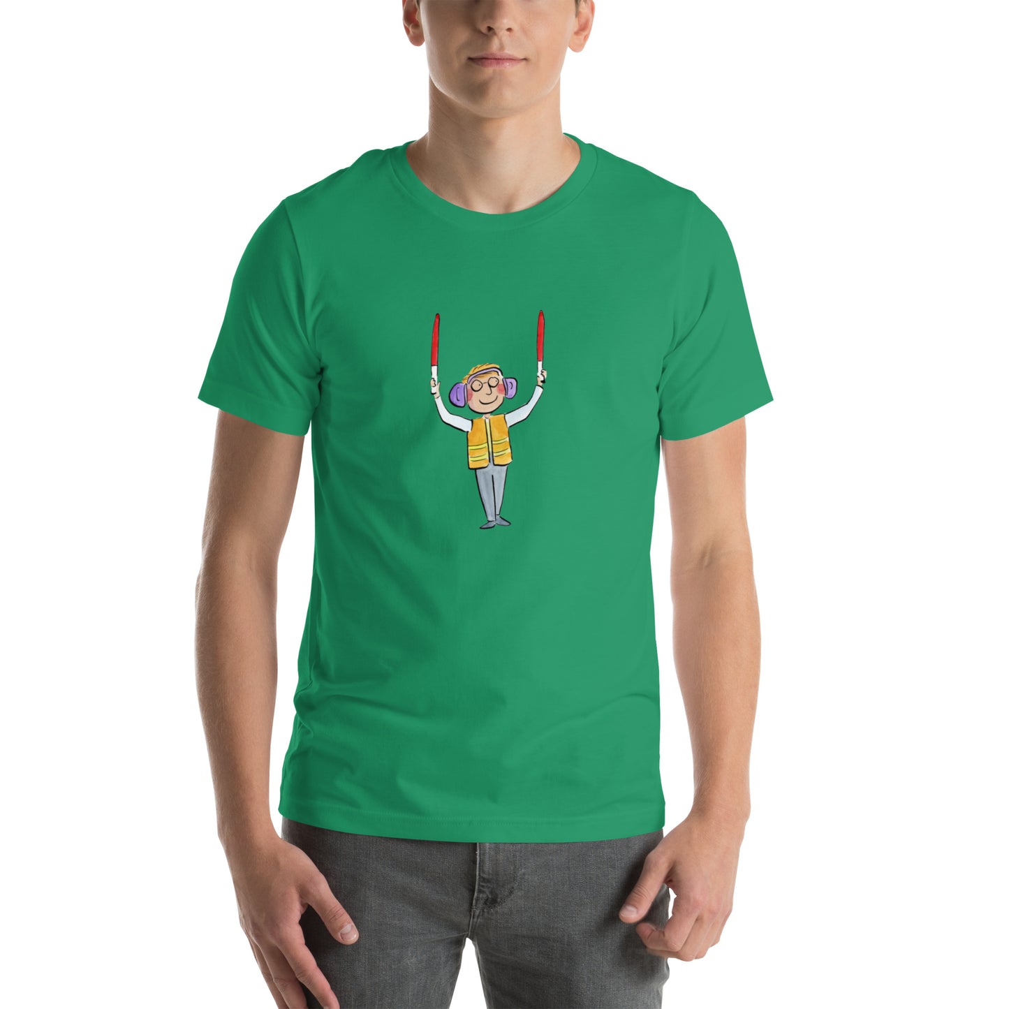 Plane Marshal  Illustration by Rosie Brooks Unisex t-shirt