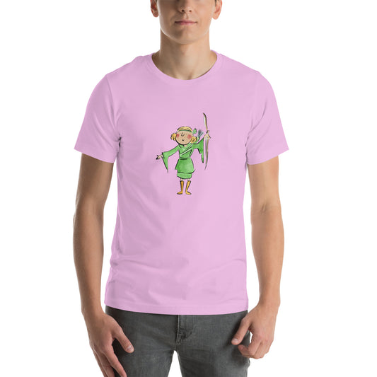 Maid Marian Illustration by Rosie Brooks Unisex t-shirt