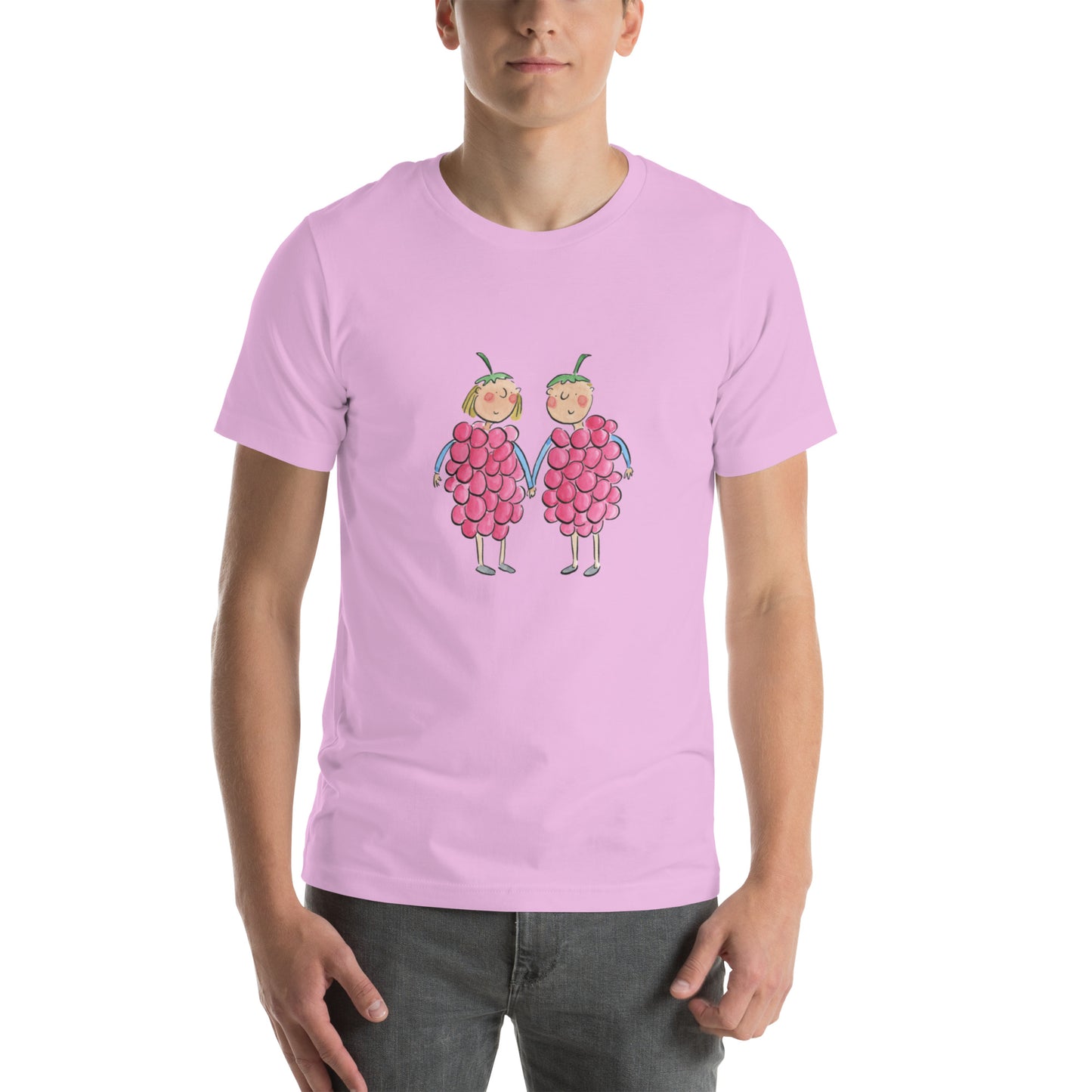 Raspberries Illustration by Rosie Brooks Unisex t-shirt