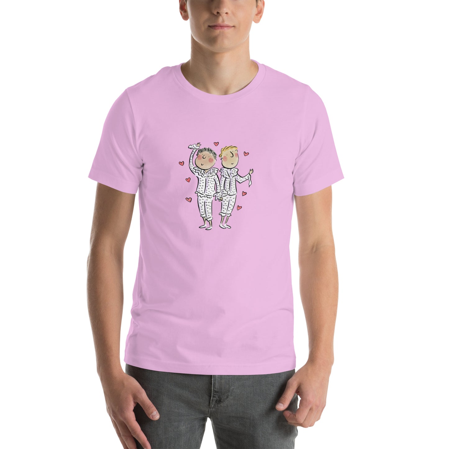 Lace Anniversary Illustration by Rosie Brooks Unisex t-shirt