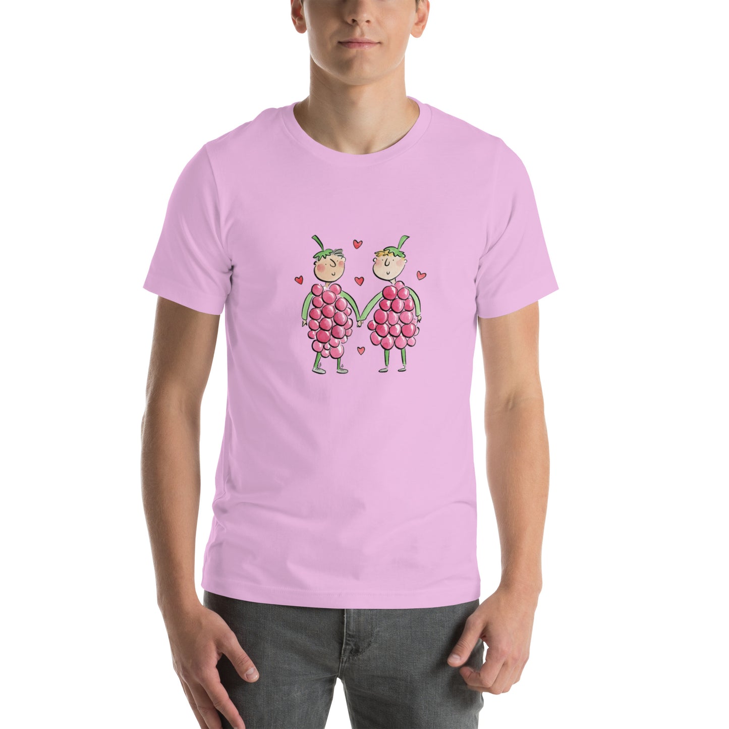 Raspberries Illustration by Rosie Brooks Unisex t-shirt