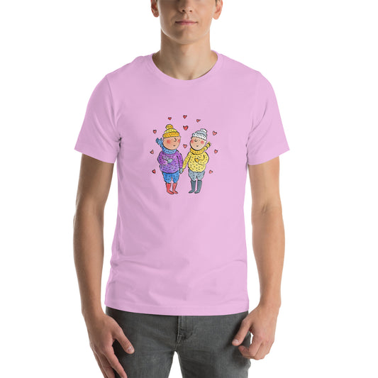 Woolies Illustration by Rosie Brooks Unisex t-shirt