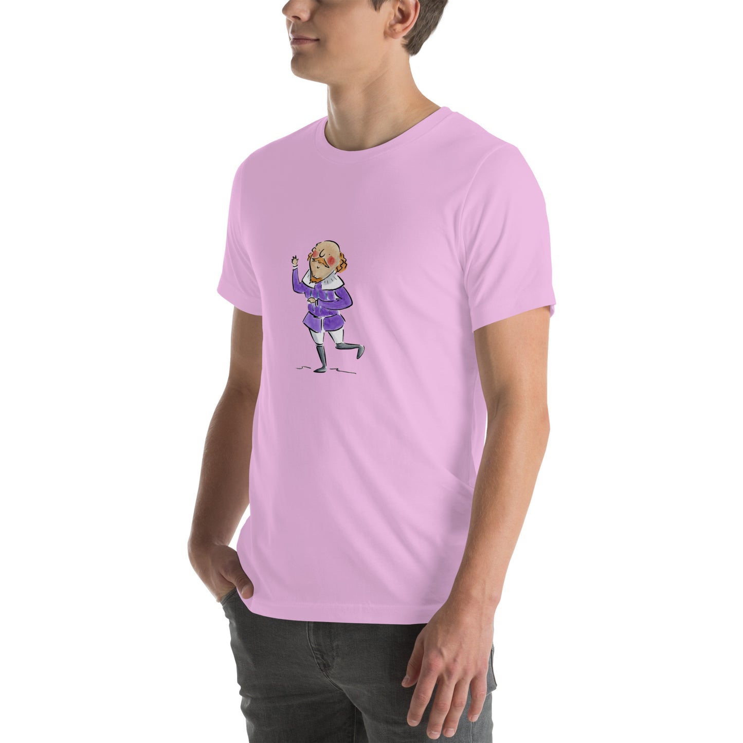 Shakespeare Illustration by Rosie Brooks Unisex t-shirt