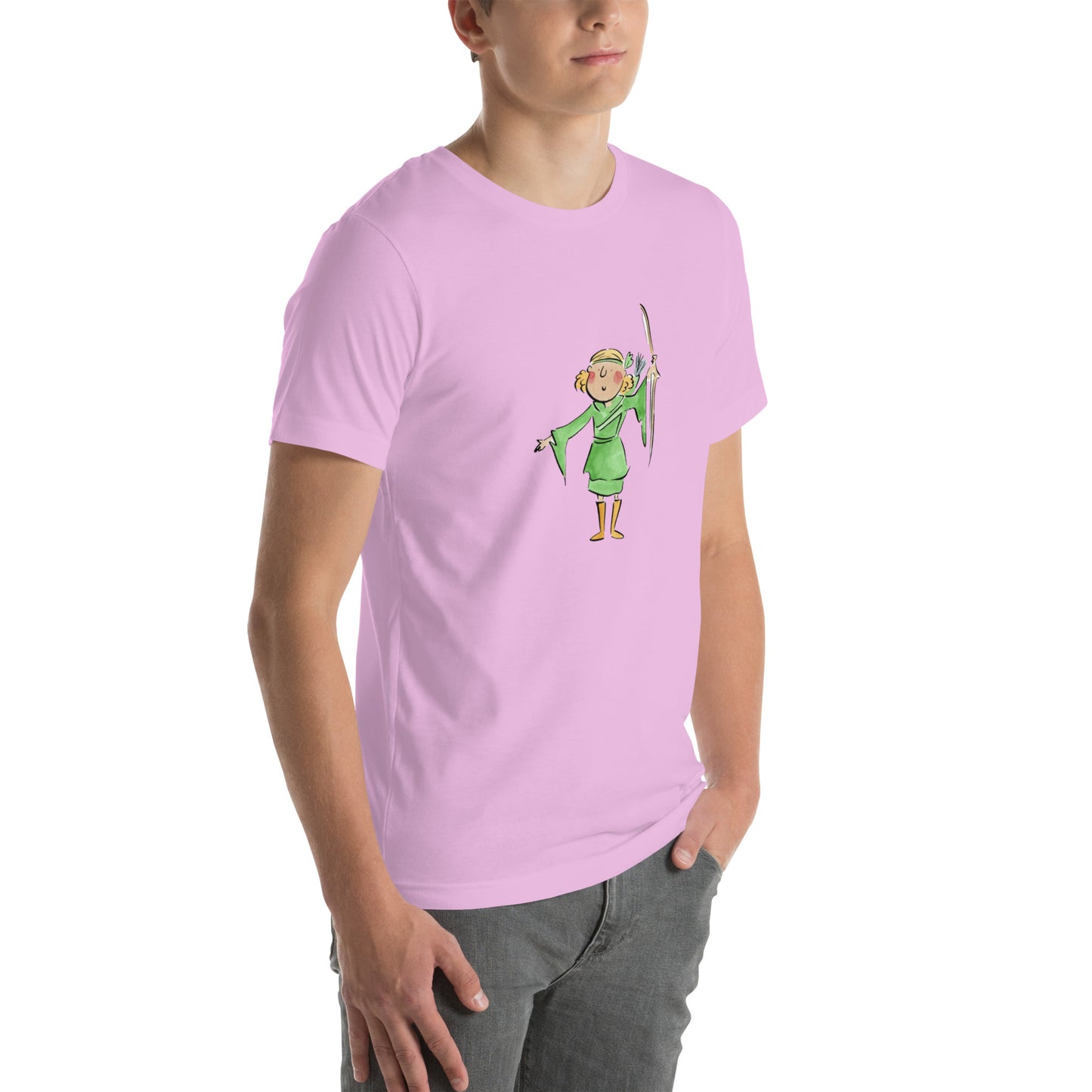 Maid Marian Illustration by Rosie Brooks Unisex t-shirt