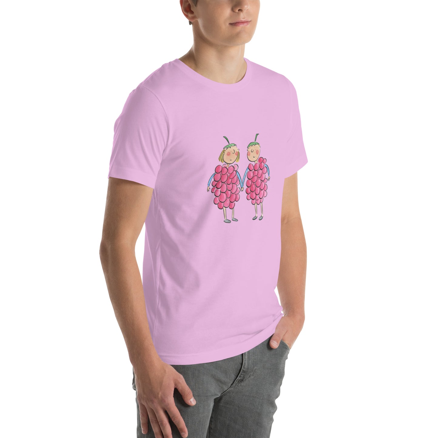 Raspberries Illustration by Rosie Brooks Unisex t-shirt