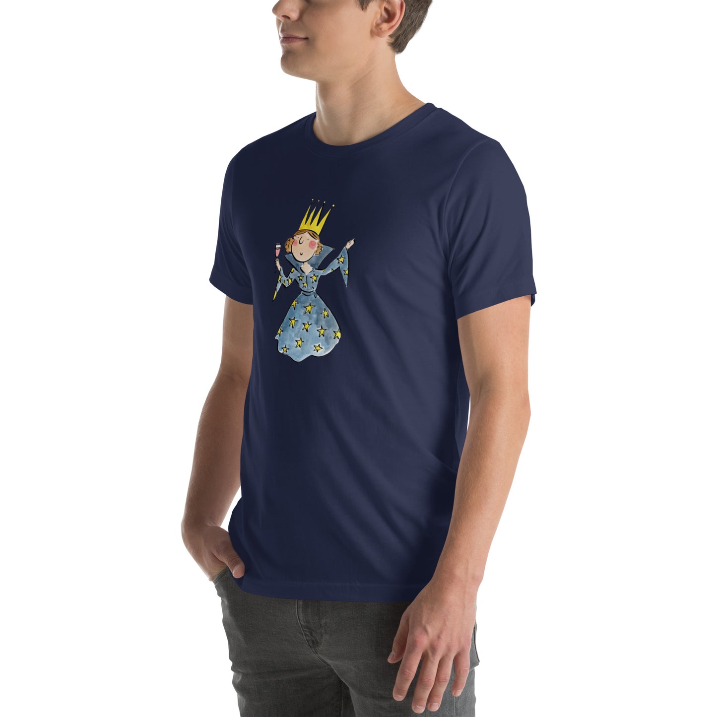 Queen of the Night Illustration by Rosie Brooks Unisex t-shirt