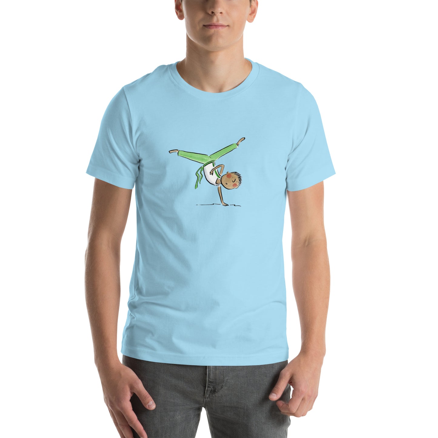 Capoeira Illustration by Rosie Brooks Unisex t-shirt