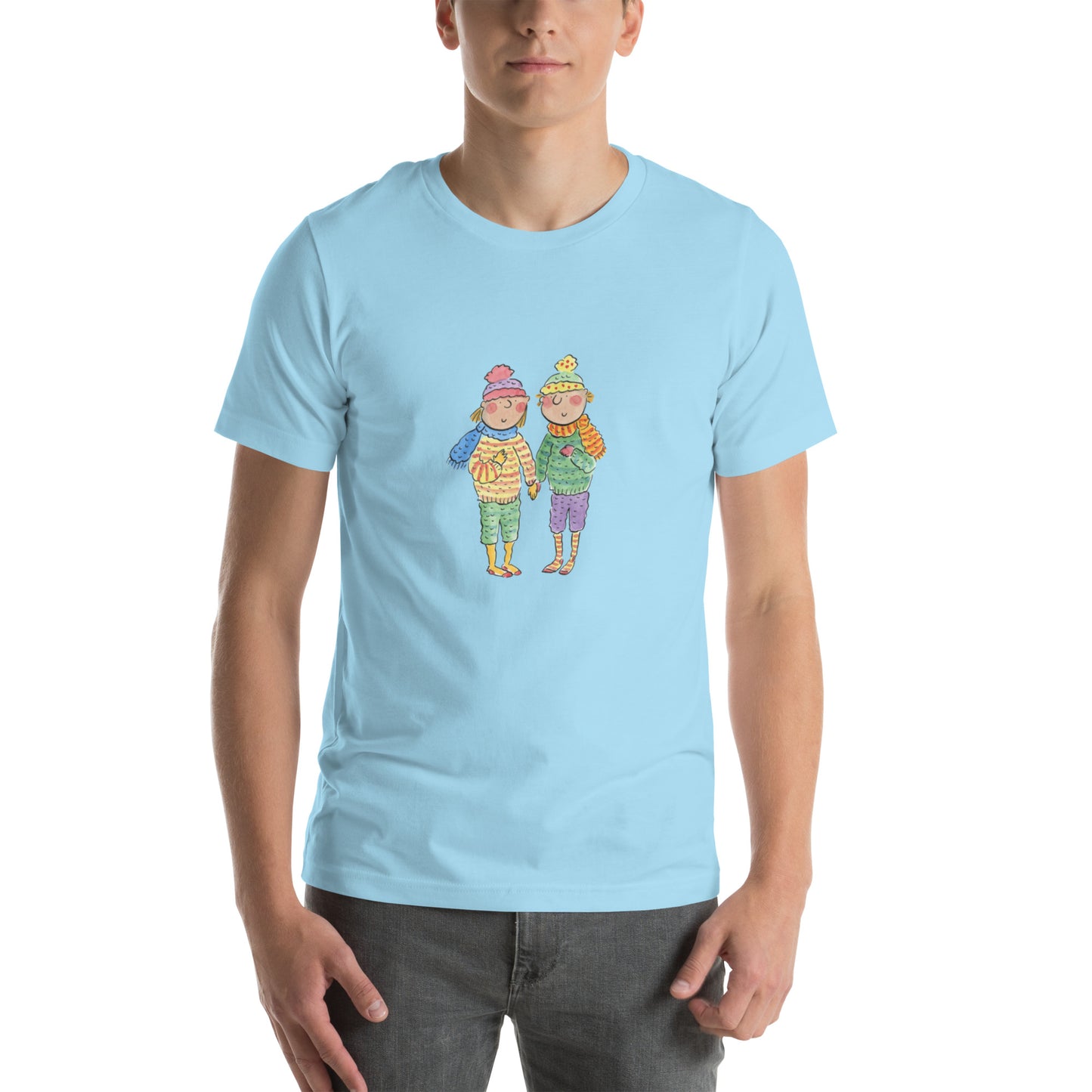 Woolies Illustration by Rosie Brooks Unisex t-shirt