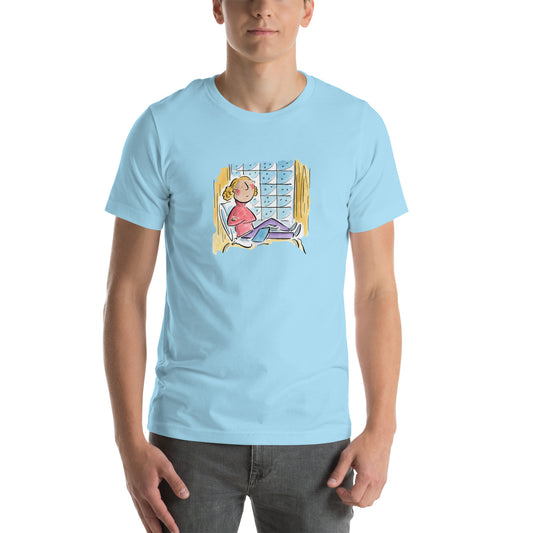 Book Nook  Illustration by Rosie Brooks Unisex t-shirt