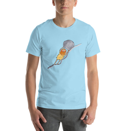 Sisyphus Illustration by Rosie Brooks Unisex t-shirt