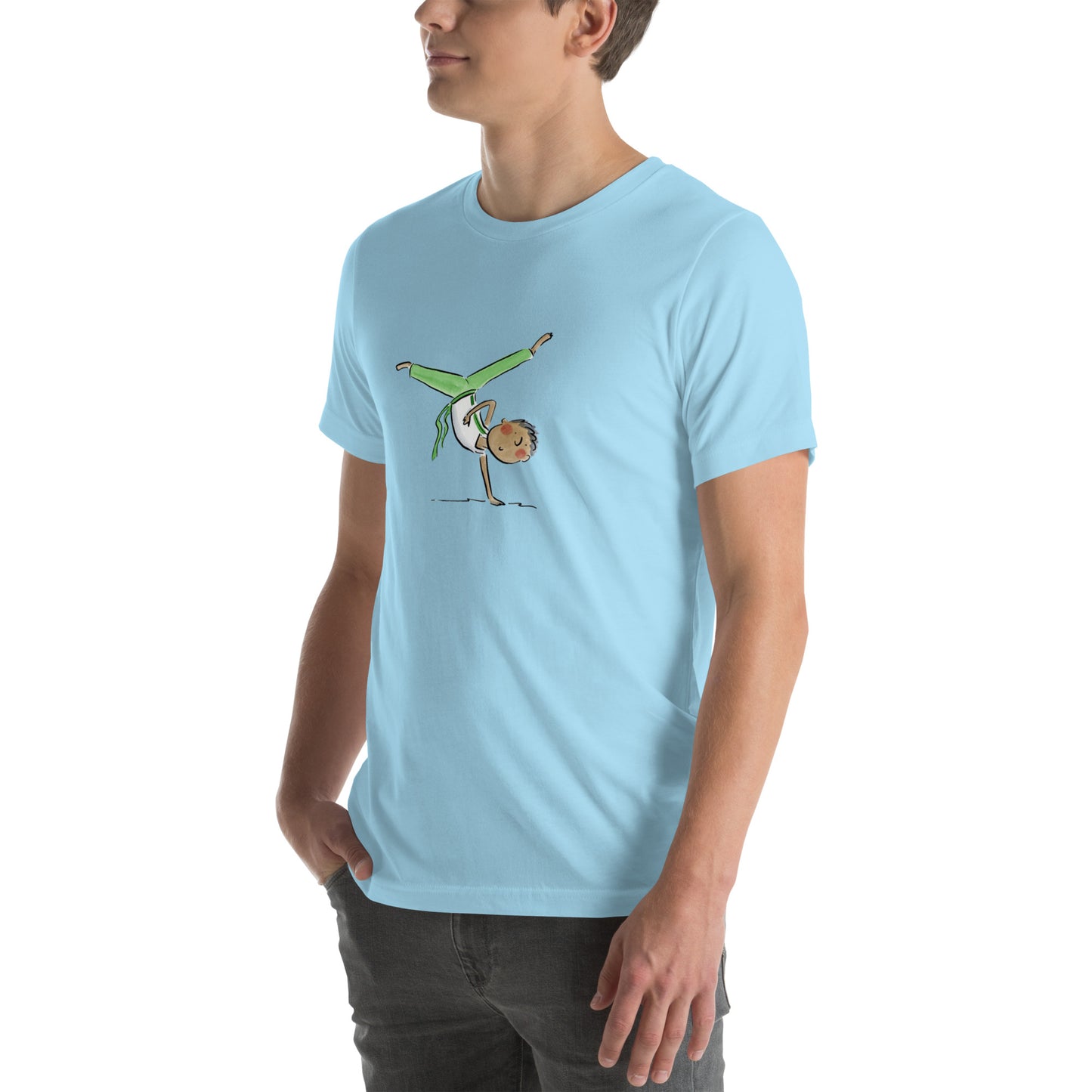 Capoeira Illustration by Rosie Brooks Unisex t-shirt