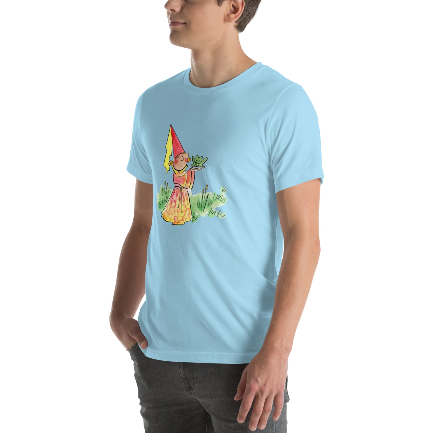 Princess and the frog  Illustration by Rosie Brooks Unisex t-shirt