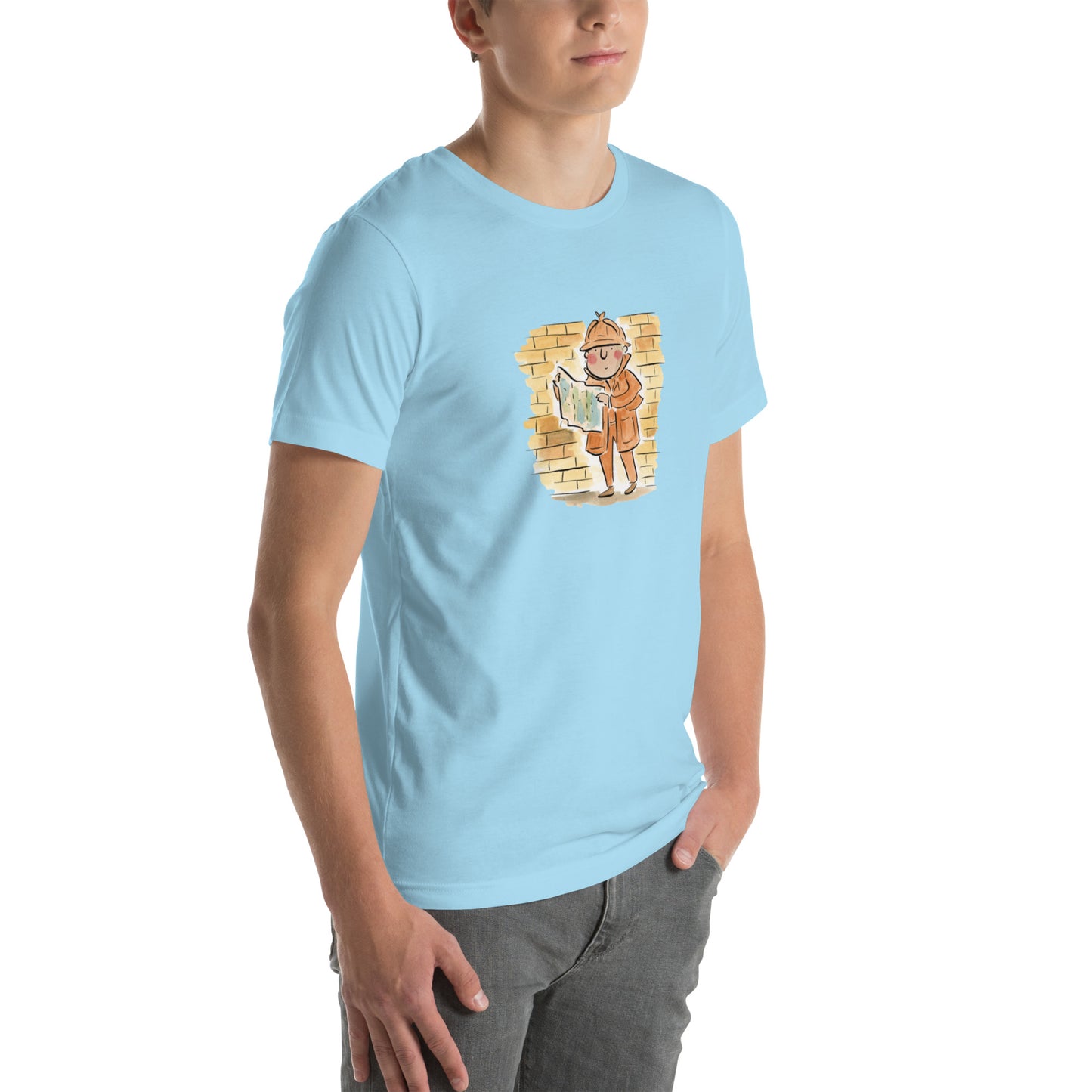 Detective Illustration by Rosie Brooks Unisex t-shirt