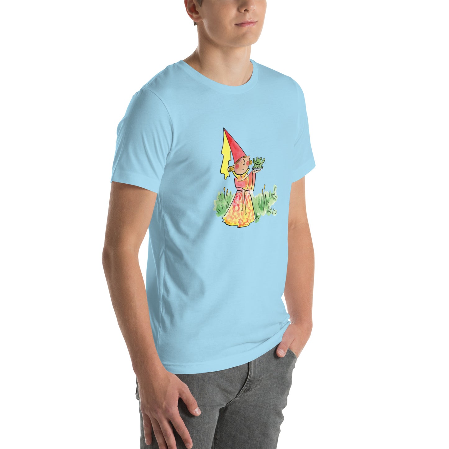 Princess and the frog  Illustration by Rosie Brooks Unisex t-shirt