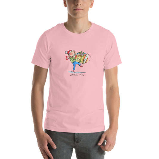 Deck the Halls Illustrations by Rosie Brooks Unisex t-shirt