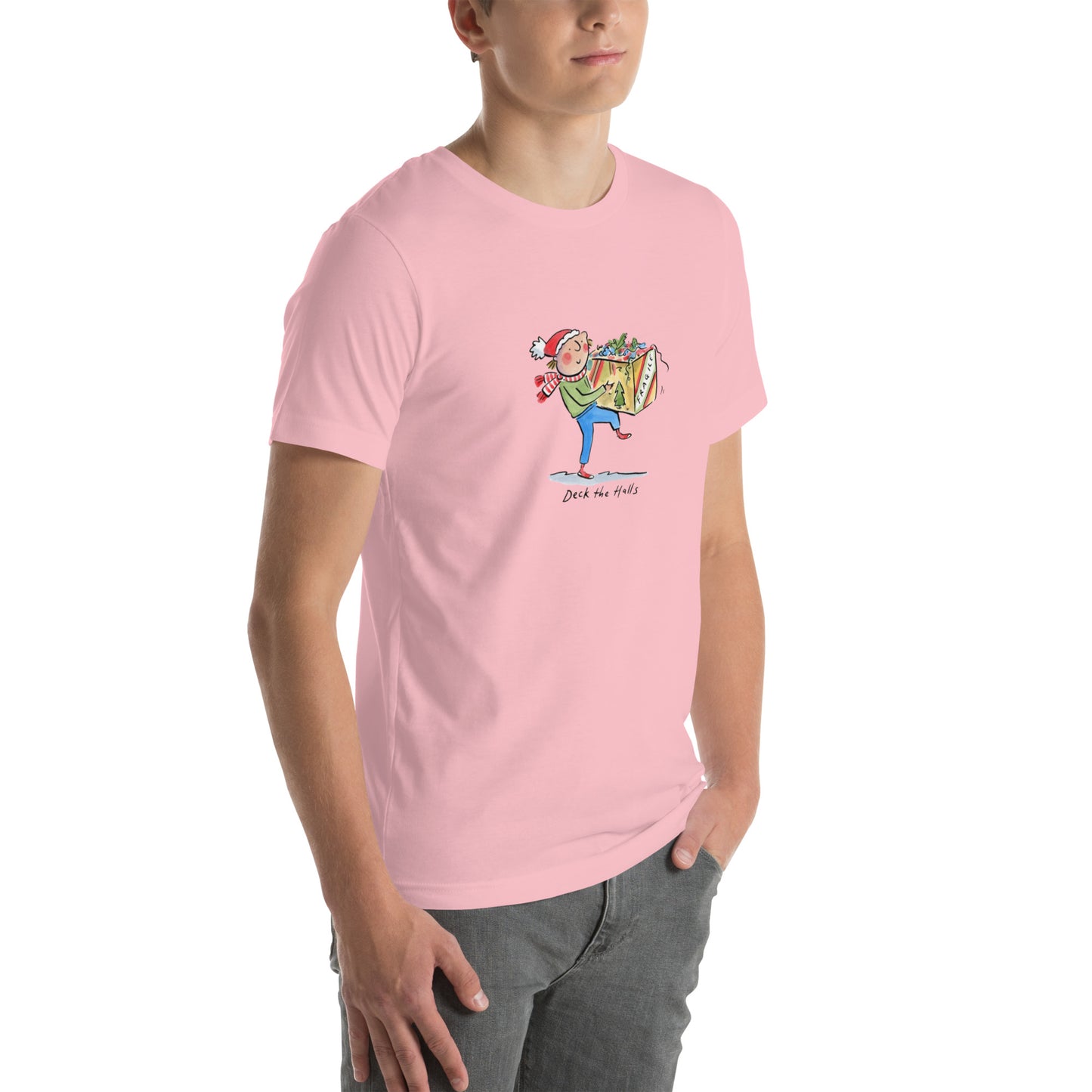 Deck the Halls Illustrations by Rosie Brooks Unisex t-shirt