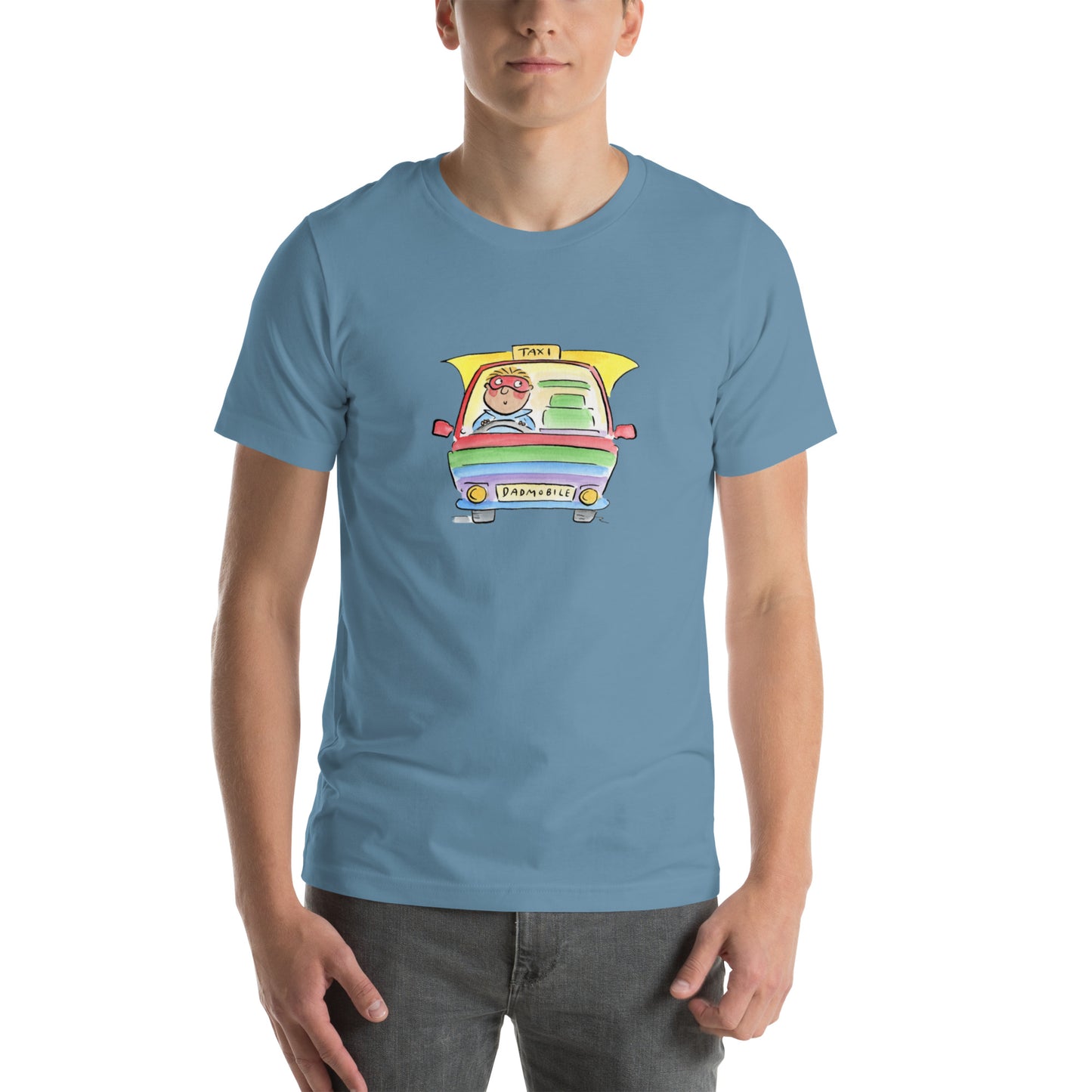 Dadmobile Illustration by Rosie Brooks Unisex t-shirt