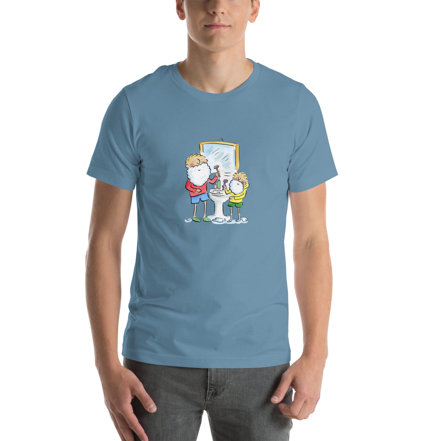 Shaving Illustration by Rosie Brooks  Unisex t-shirt