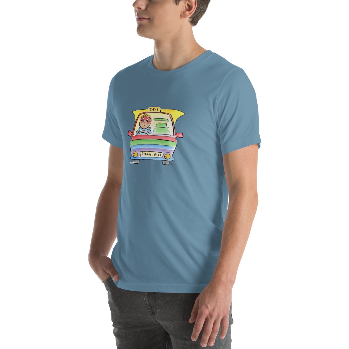 Dadmobile Illustration by Rosie Brooks Unisex t-shirt