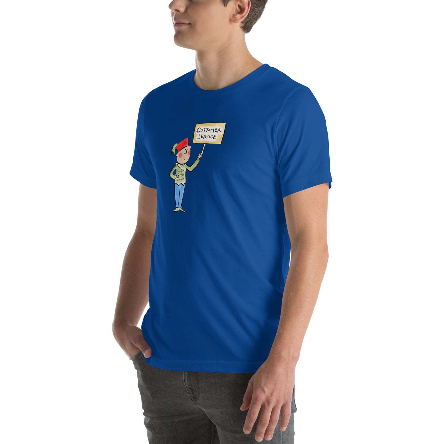 Customer Service  Illustration by Rosie Brooks Unisex t-shirt