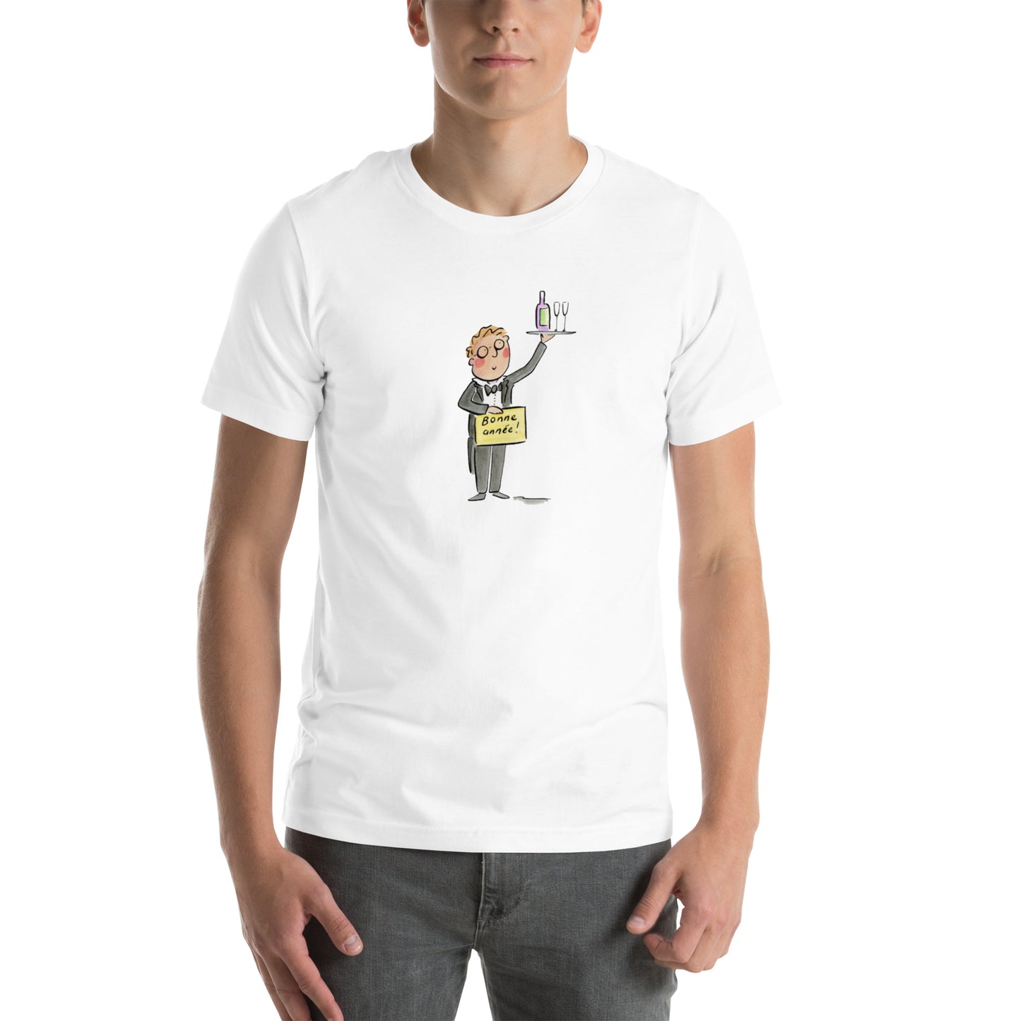 Bonne année, illustration de Rosie Brooks T-shirt unisexe