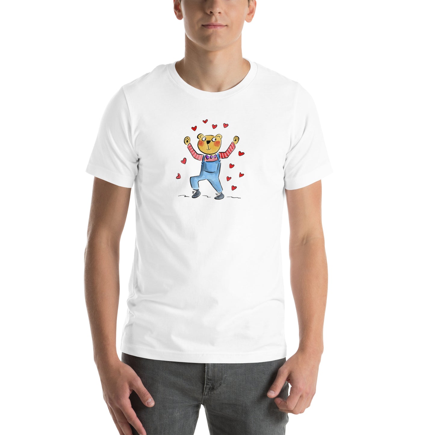 Teddy Bear Illustration by Rosie Brooks Unisex t-shirt