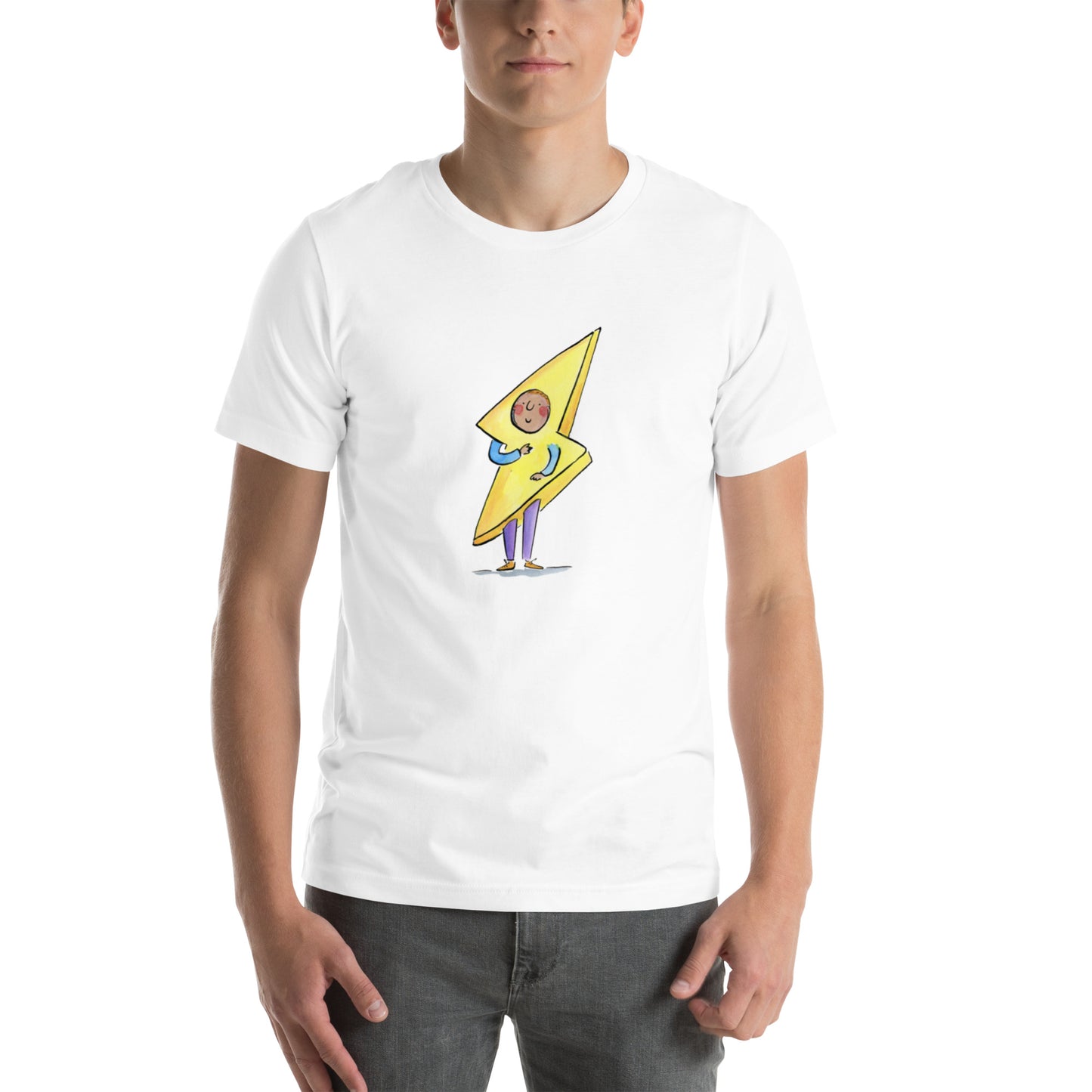 Lightning Illustration by Rosie Brooks Unisex t-shirt