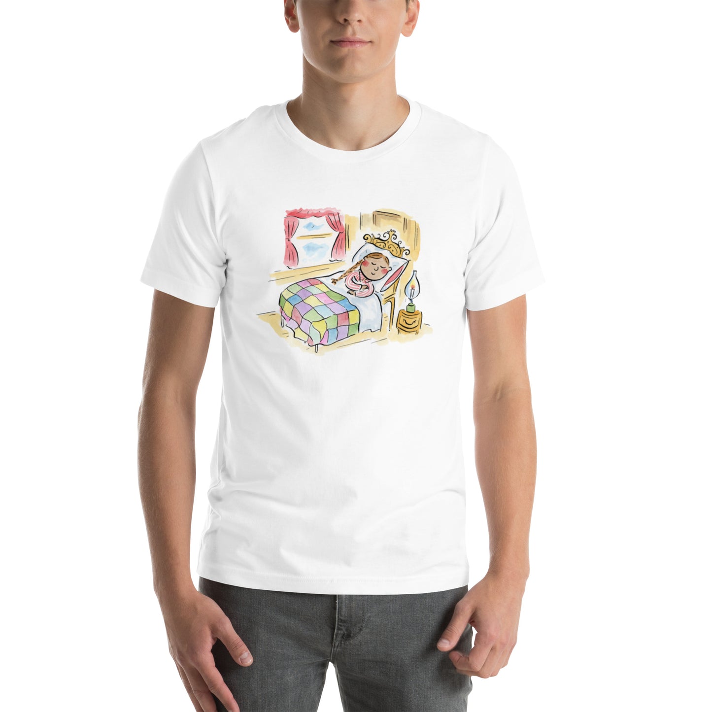 Sleepy Illustration by Rosie Brooks Unisex t-shirt