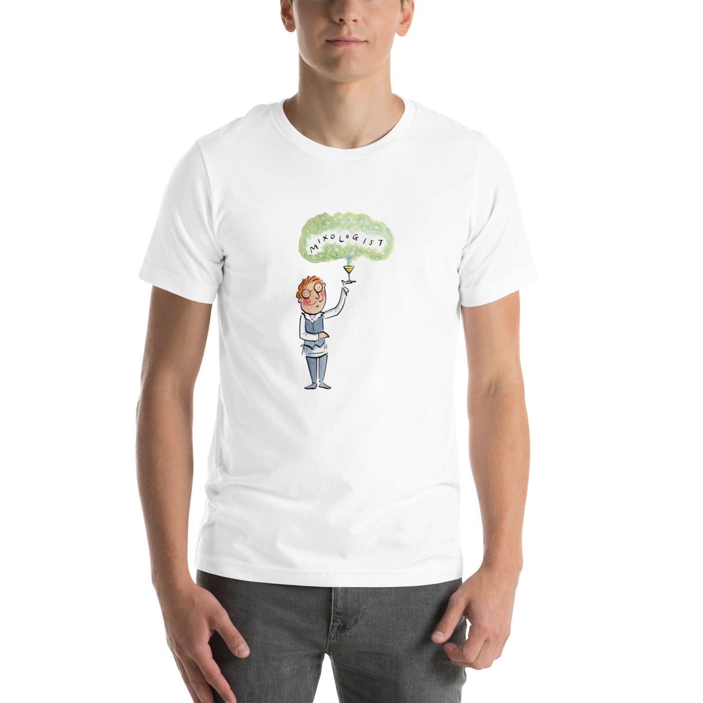 Mixologist Illustration by Rosie Brooks Unisex t-shirt