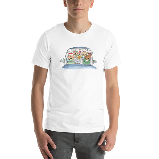 Driving Home for Christmas Unisex t-shirt