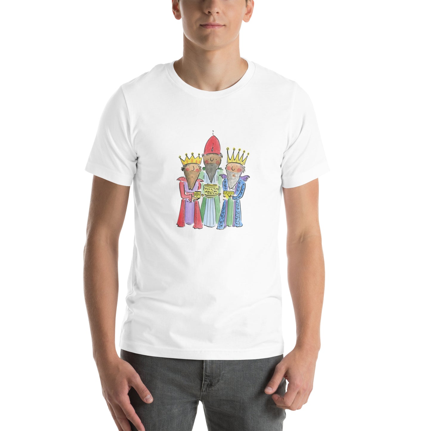 We Three Kings Illustration by Rosie Brooks Unisex t-shirt