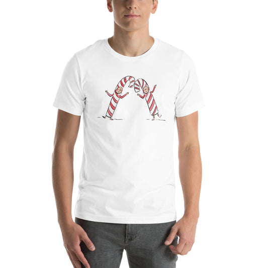 Candy Canes Unisex t-shirt